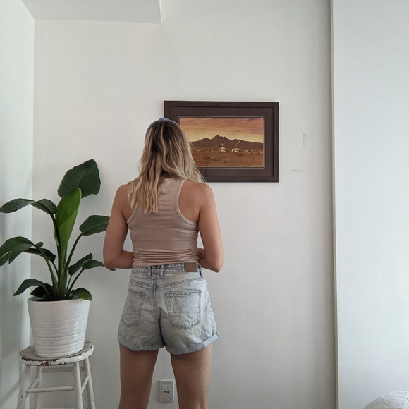 AE Mom button-up Jean Shorts (US-4) - Picture 10 of 10